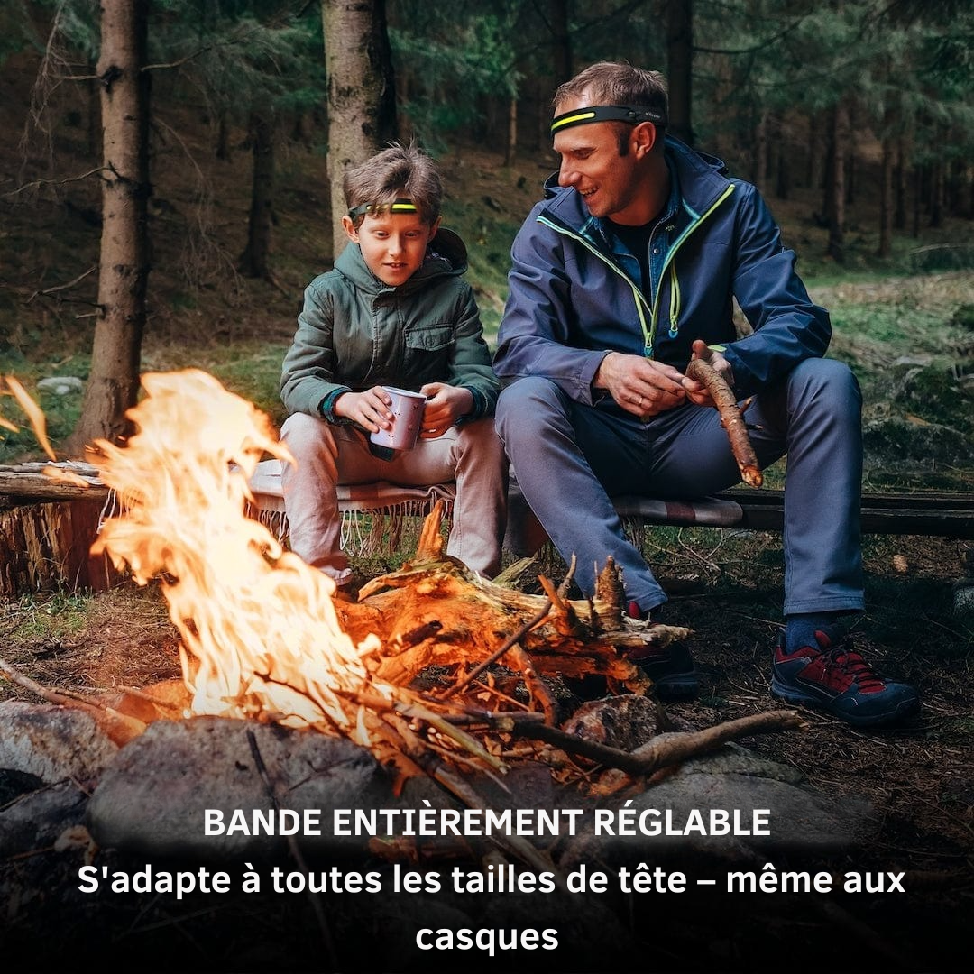 Lampe Frontale LED Ultra-Lumineuse 230°