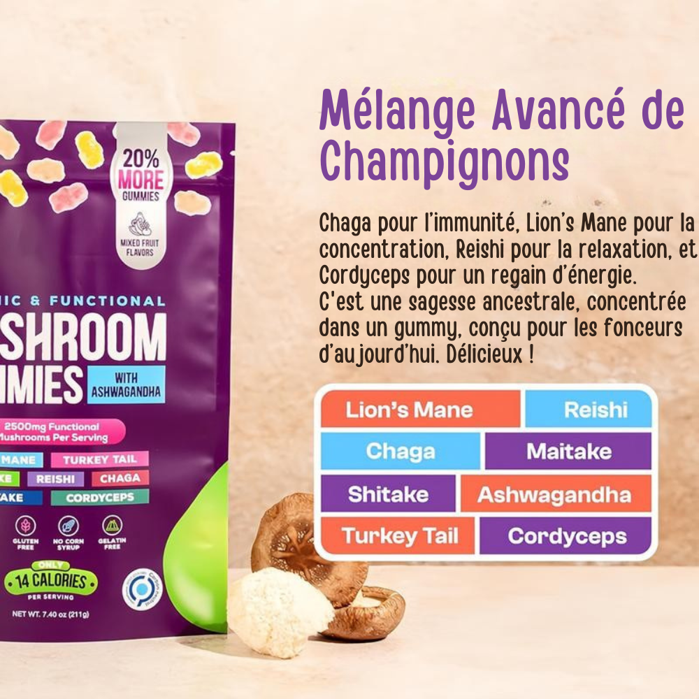Sicella™ Gummies aux champignons