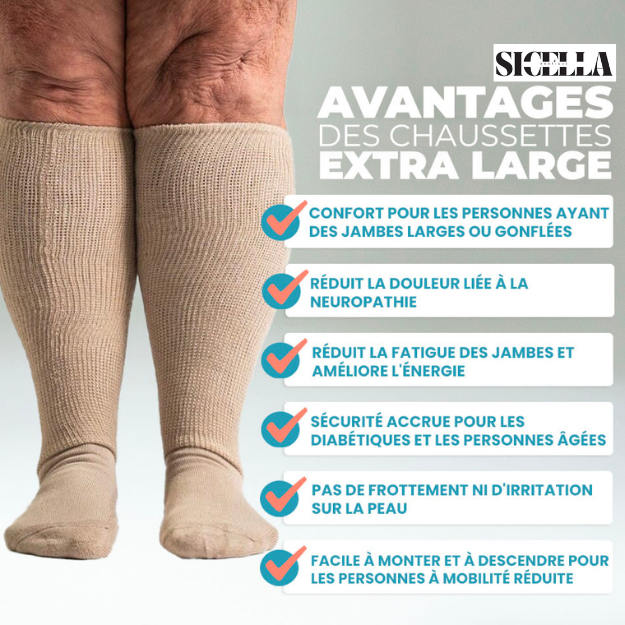 Chaussettes Confortables Pour La Circulation Sanguine