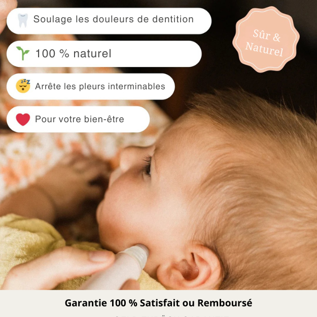 ZenBaby Roller® – Rouleau Apaisant pour Soulager les Poussées Dentaires