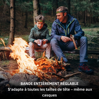 Lampe Frontale LED Ultra-Lumineuse 230°