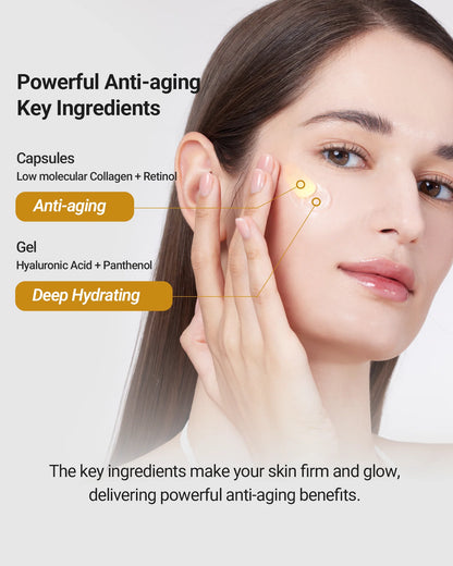 Glazed skin collagen