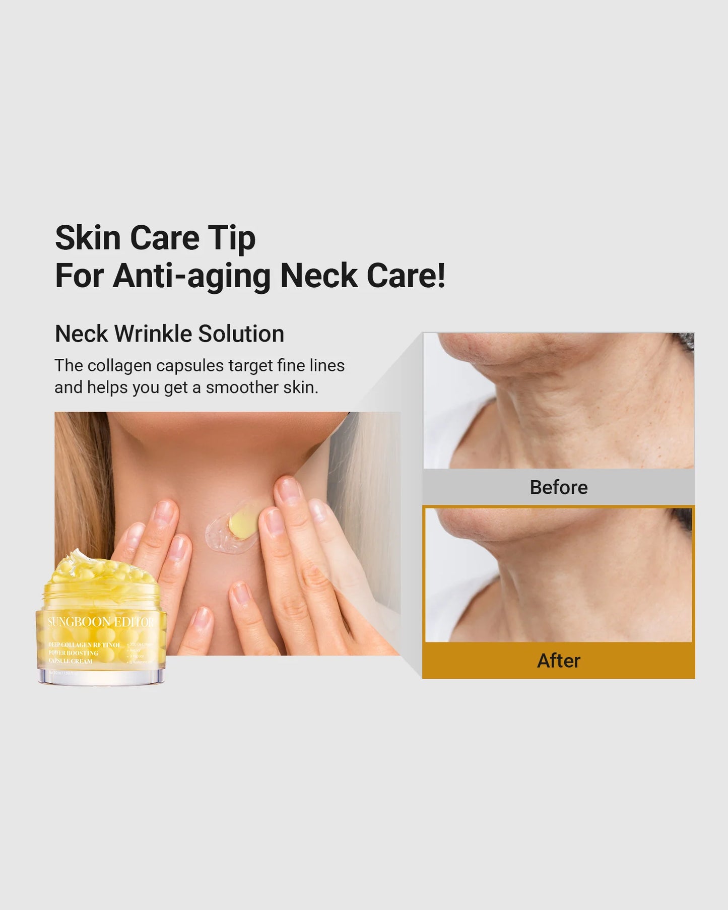 Glazed skin collagen