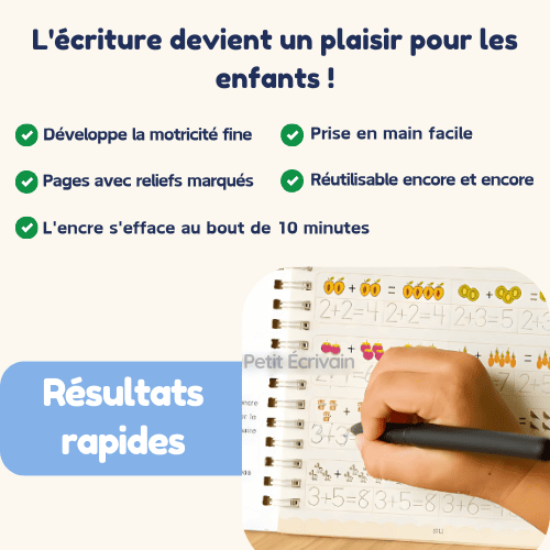 Cahiers Magiques | Améliorez l'écriture de votre enfant en 14 jours